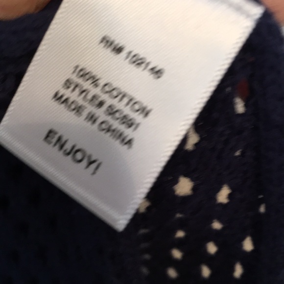 Michael Stars cold shoulder sweater w/Fringe - Picture 3 of 6